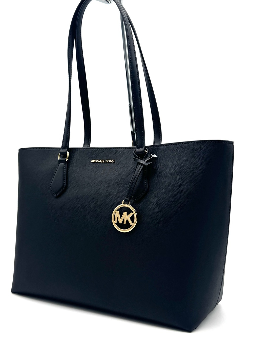 Michael Kors Bag Large Sheila Mf Tote Bag Black/Gold